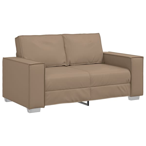 Tvåsitssoffa Cappuccino 160 cm Konstläder
