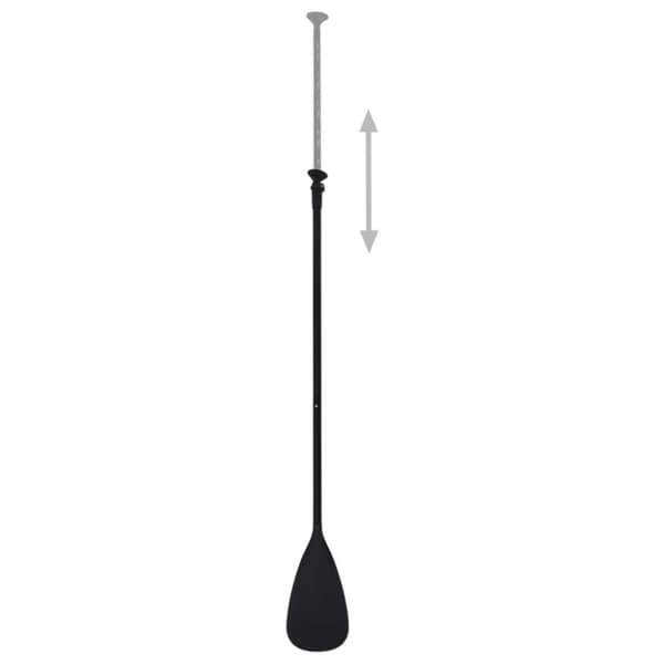 Upplåsbar SUP-bräda set blå 300x76x10 cm
