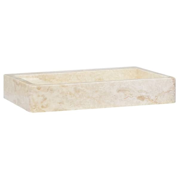 Handfat gräddvit 58x39x10 cm marmor