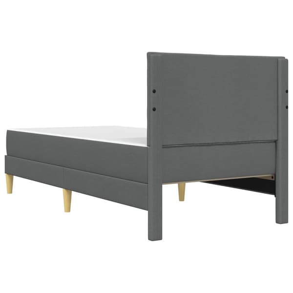 Sängram Mörkgrå 100 x 200 cm Polyester