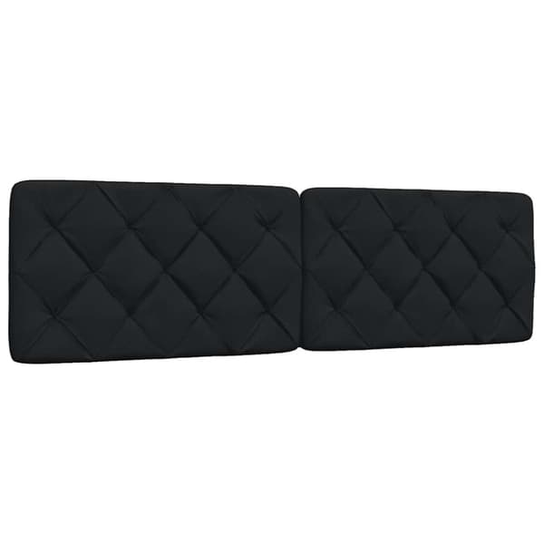 Bed Frame without Mattress Black 180x200 cm Fabric