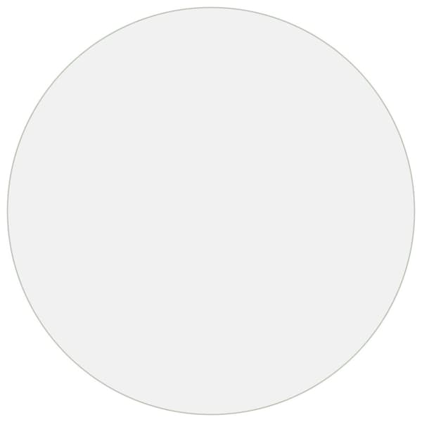 Bordsskydd matt Ø 90 cm 2 mm PVC