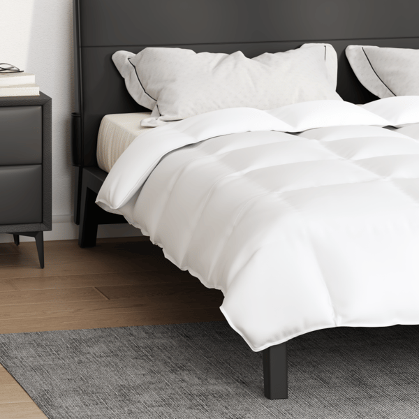 Duntäcke Vit 200 x 220 cm Fjäder