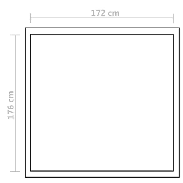 Växthus 3,46 m² förstärkt aluminium