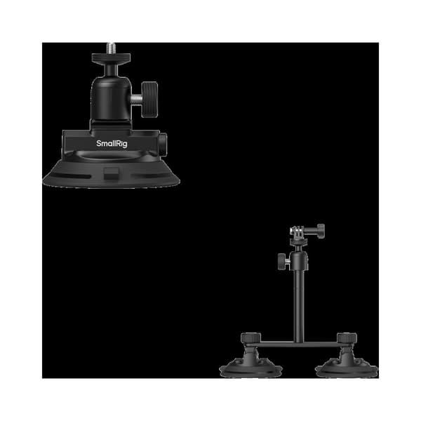 SmallRig 5843 Vehicle Suction Cup Support Kit for Action Cameras