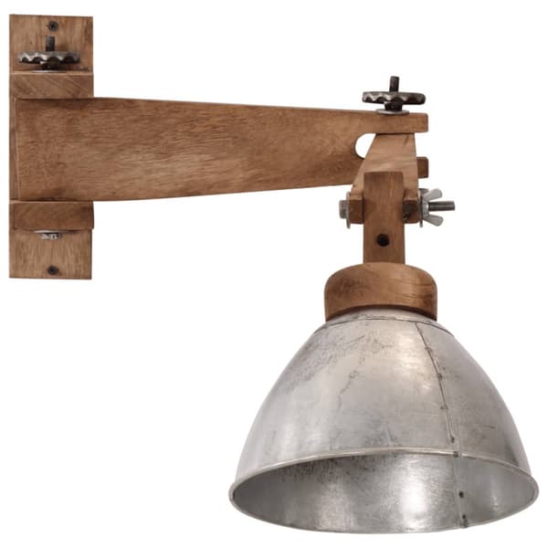 Vägglampa 25 W vintage silver E27
