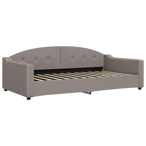 Dagbädd taupe 100x200 cm tyg