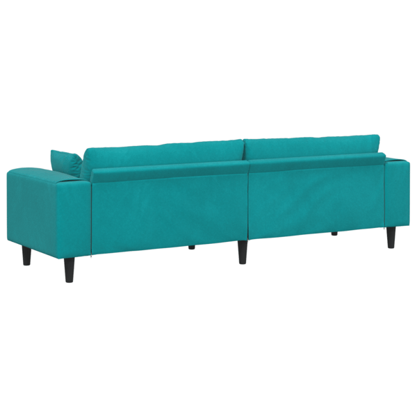 Soffa Turkos 250 x 77 x 76 cm Sammet