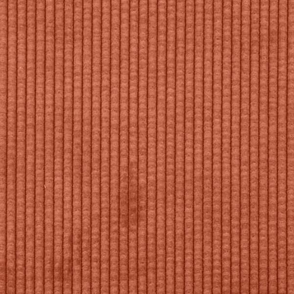 Soffstol röd orange 100x77x82 cm manchestertyg