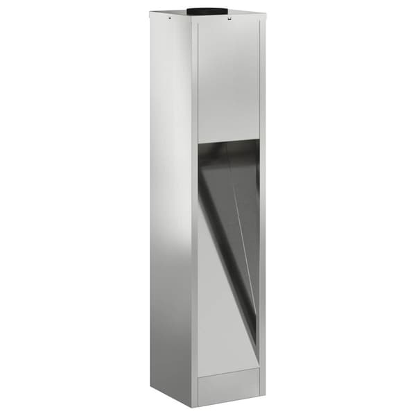 Solcell LED-vägbelysning 2 pcs Silver Galvaniserad