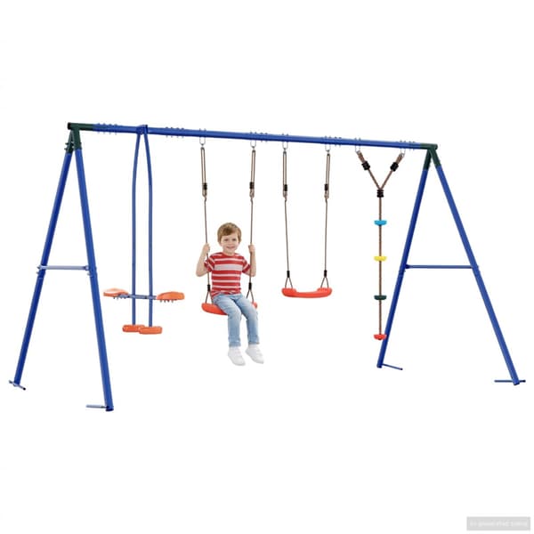 Utegunga set Flerfärgsdesign Stål och PE