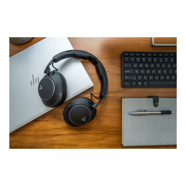 HP Poly Voyager Surround 80 UC - headset - USB-C via Bluetooth-adapter
