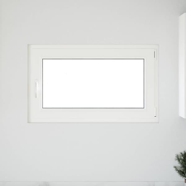 Källarfönster RISOR 100 x 60 cm PVC och glas Vit