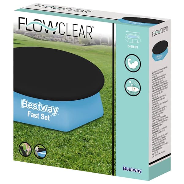 Bestway Poolöverdrag Flowclear Fast Set 240 cm