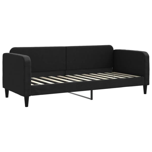 Dagbädd svart 80x200 cm tyg