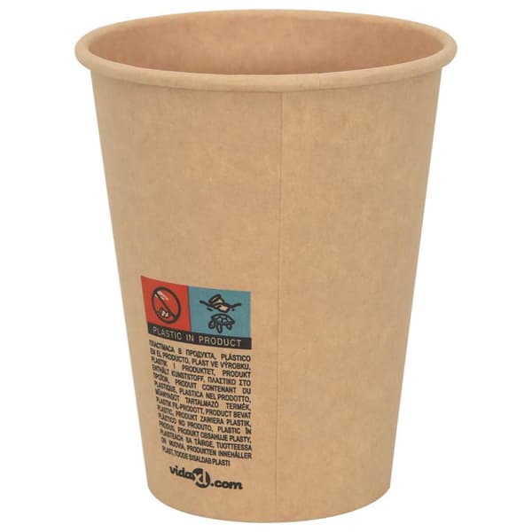 Kaffekoppar i papper med lock 1000 st 12oz 300ml