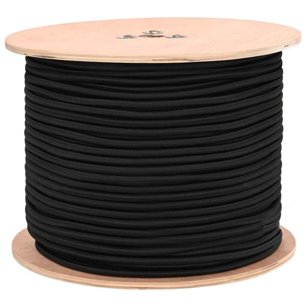 Bungee-rep 10 mm Svart PP och gummi