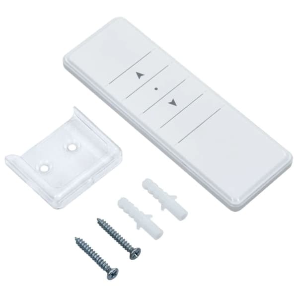 Automatisk markis med vindsensor & LED 450x300 cm gul/vit