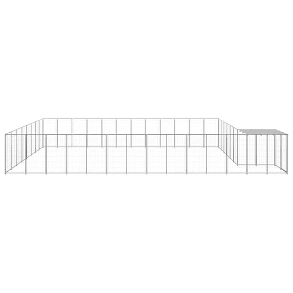 Hundgård silver 30,25 m² stål