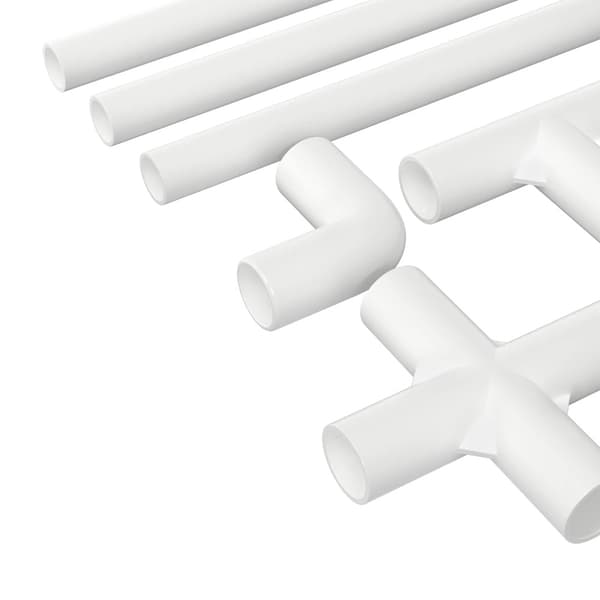 PVC Rör 29 pcs Vit PP och PE