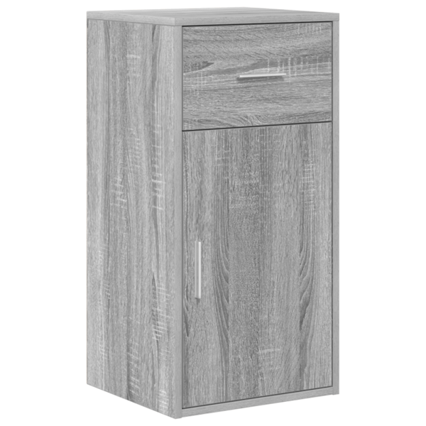 Sideboard med låda Grå Sonoma 38 x 34 x 75 cm
