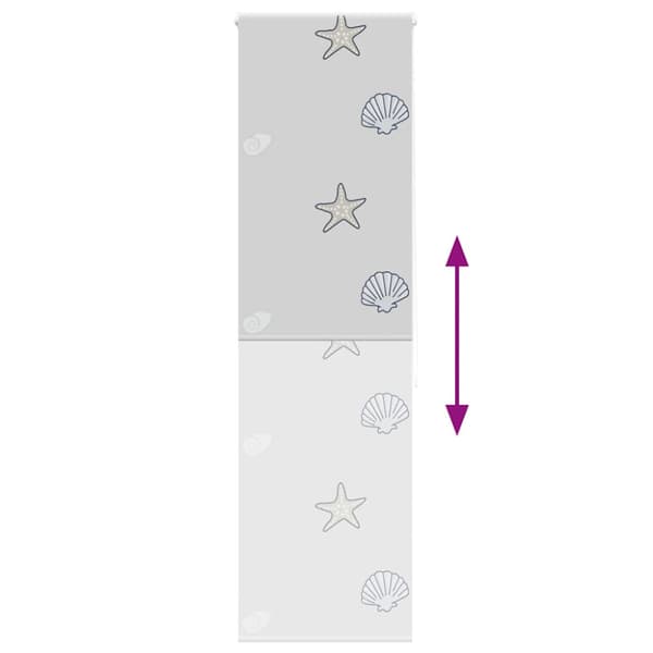 Rullgardin för dusch 60x240 cm tyg bredd 56 cm