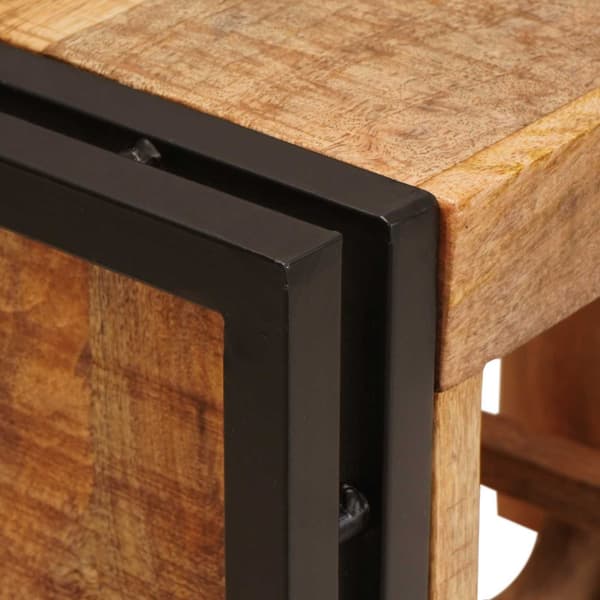 Vinställ Brun 60 x 45 x 33 cm Solid Grov Mangoträ