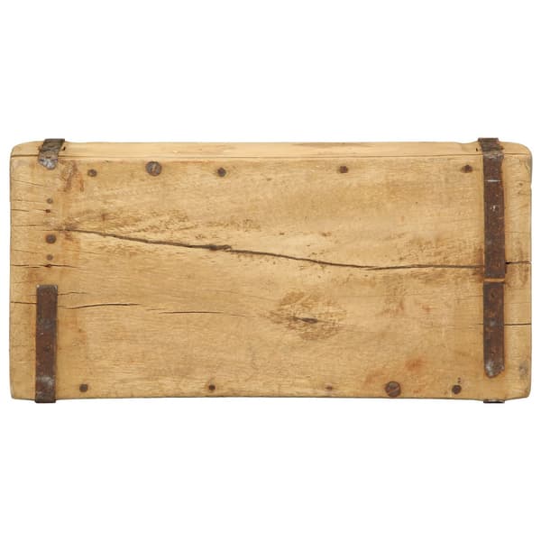 Bricka 4 pcs Brun 30 x 14 x 9 cm Solid återvunnen trä