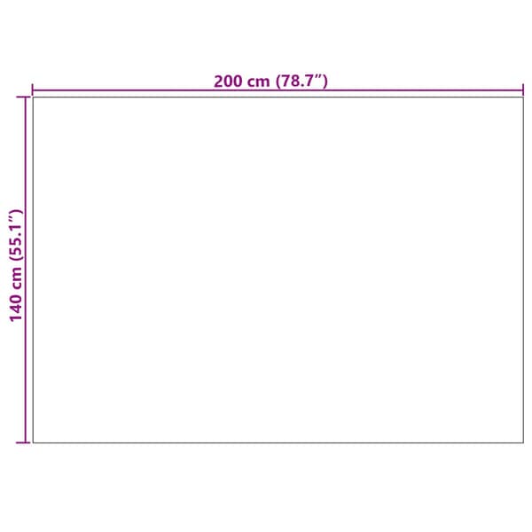 Områdesmattor Rektangulär SIROLO Grå 200 x 140 cm Polyester