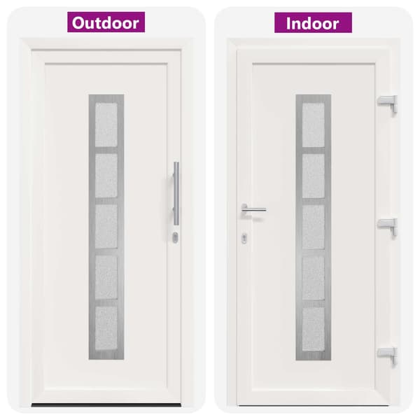 Framdörr Vit 98 x 200 cm PVC