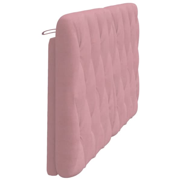Headboard Cushion Pink 160 cm Velvet