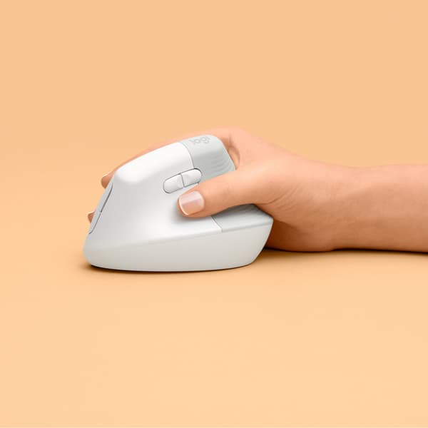 Logitech Lift datormöss högerhand Trådlös RF + Bluetooth Optisk 4000 DPI