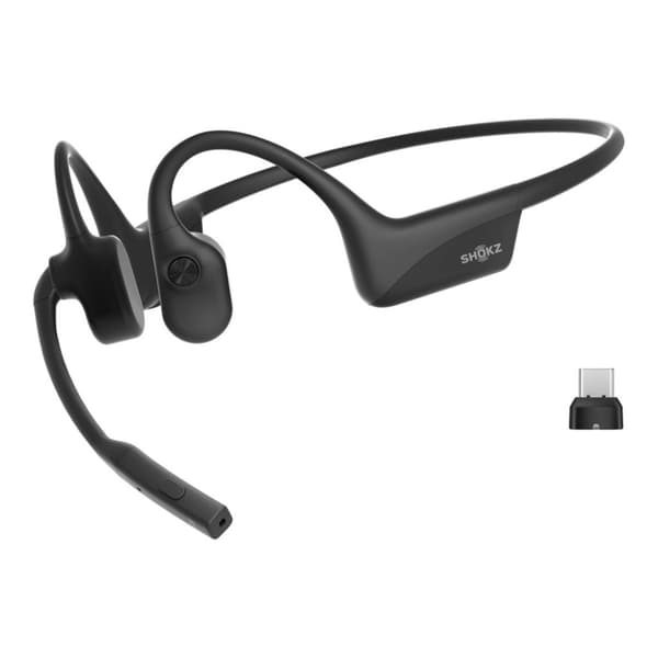 SHOKZ OpenComm2 UC - 2025 Upgrade - headset - USB-C via Bluetooth-adapter