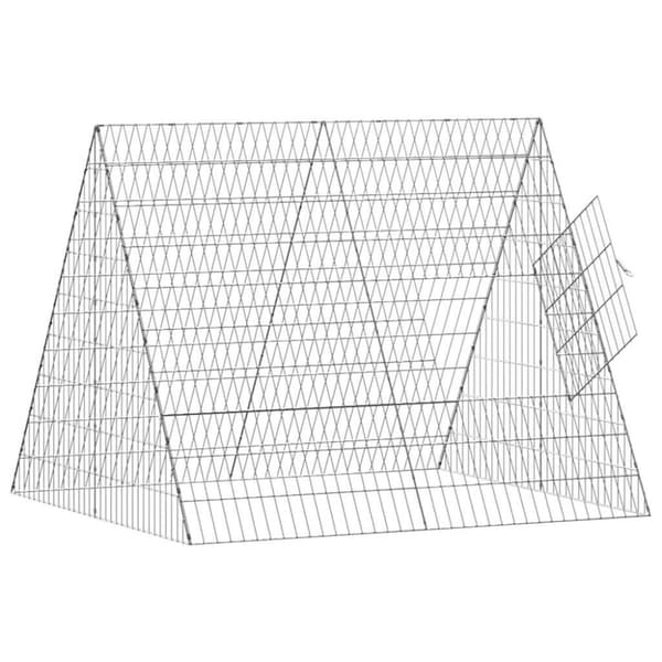 Hönshus Silver 110 x 100 x 85 cm Galvaniserat Stål