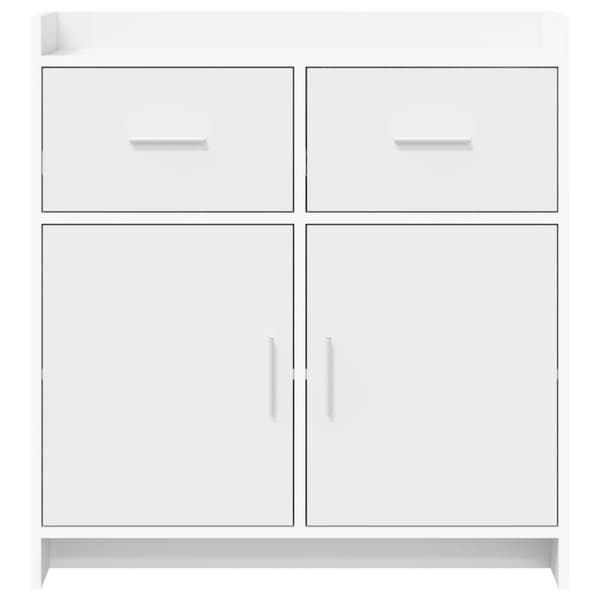 Sideboard Vit 75 x 36 x 80 cm Konstruerat trä