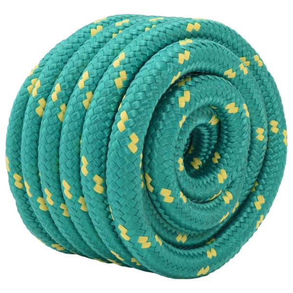 Båtsnöre 6 mm 5 m Grön