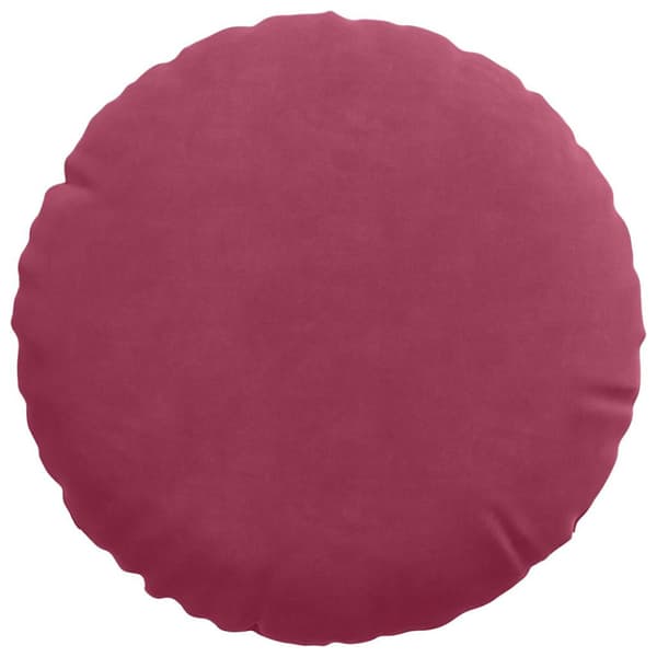 Sittkuddar 2 pcs Vinröd Ø30 x 13 cm Sammet