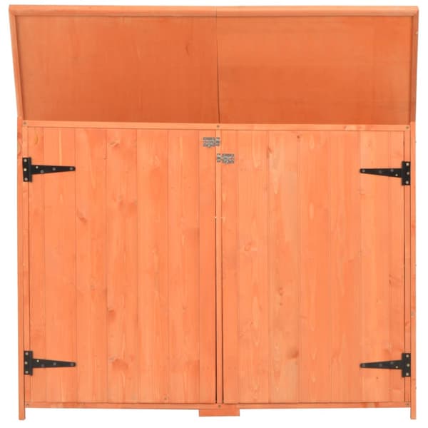 Förvaringsbod 128x42x91 cm trä