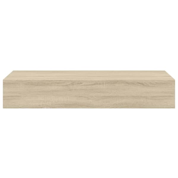 Väggmonterad låda ek 60x23,5x10 cm MDF