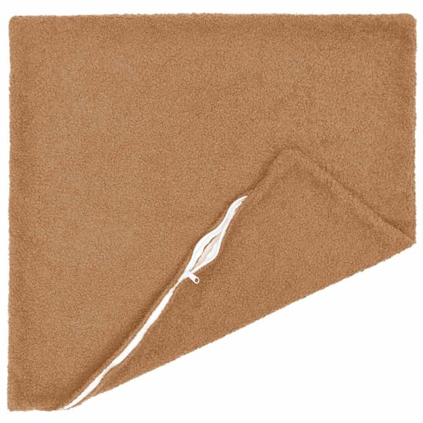 Kuddöverdrag 2 st HEERLEN Beige 55 x 55 cm Bouclé