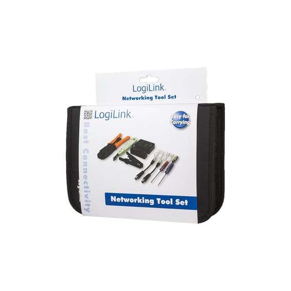 LogiLink Networking Tool Set with Bag - nätverksverktyg/provutrustningskit