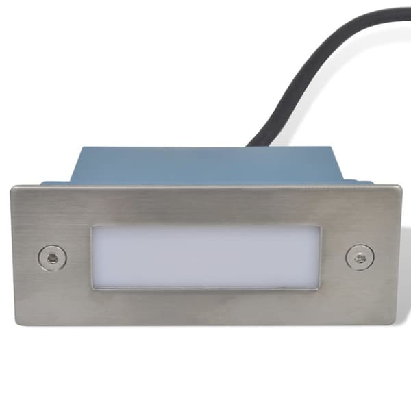 Inbyggd LED-trappbelysning 2 st 44x111x56 mm