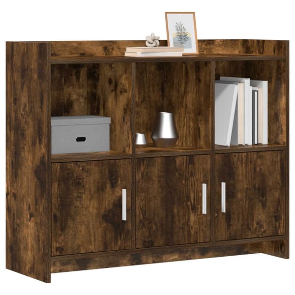 Sideboard Rökt ek 98,5 x 33 x 80 cm Konstruerat trä