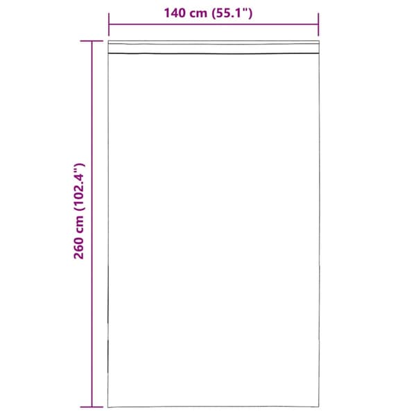 Voile gardiner med öglor 2 st mörkgrå 140x260 cm