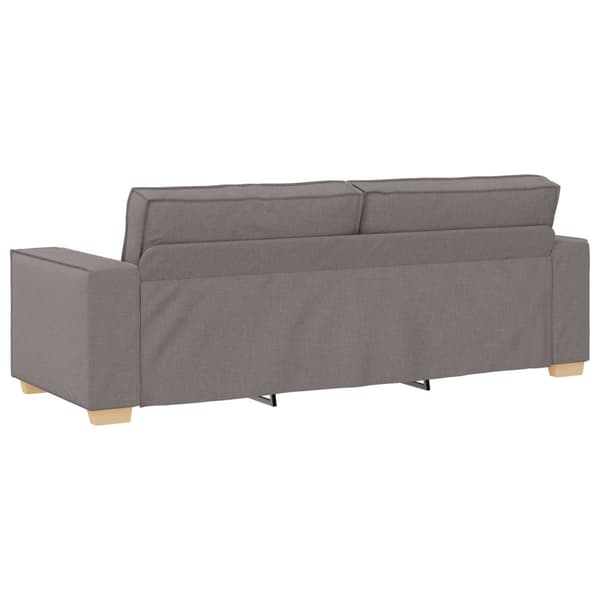 3-Sits soffa Taupe 220 cm tyg