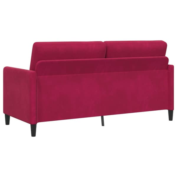 Soffa med förvaring Vinröd 172 x 78 x 87 cm Polyester
