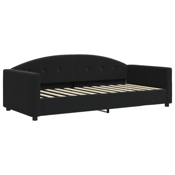 Dagbädd svart 90x200 cm sammet