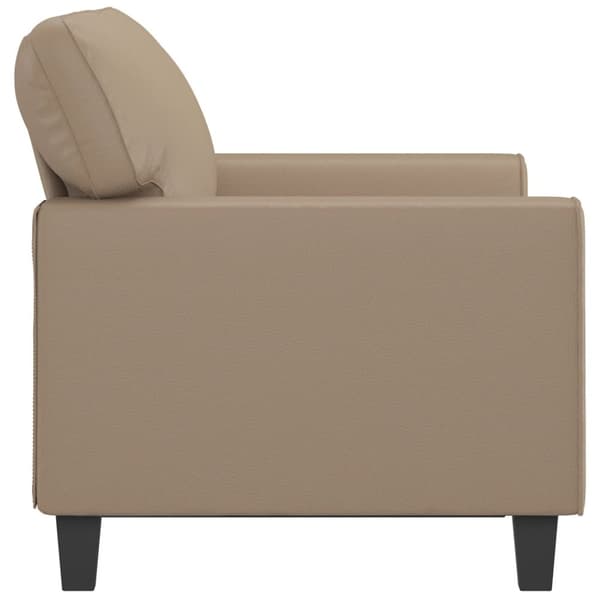2-sitssoffa cappuccino 120 cm konstläder