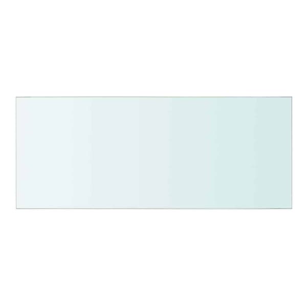 Hyllplan 2 st glas genomskinlig 50x20 cm