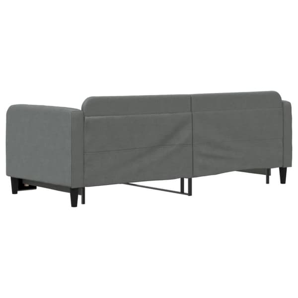 Dagbädd utdragbar mörkgrå 80x200 cm tyg